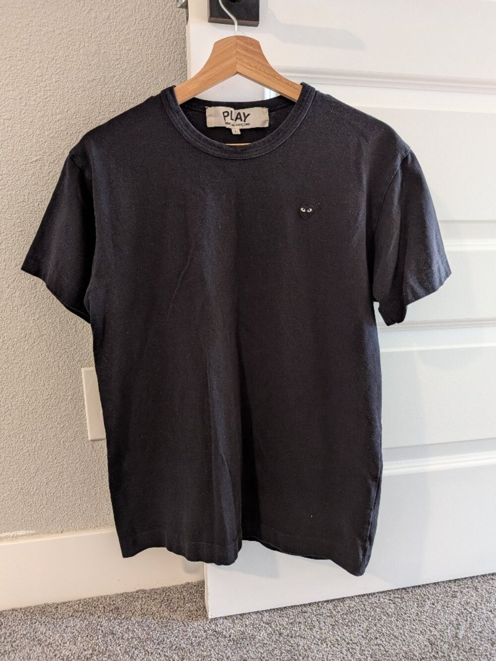 Comme des Garçons Play Black Heart T-Shirt - Black - Size L